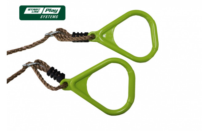 Пластиковый набор из колец салатовый Пластиковый набор из колец салатовый